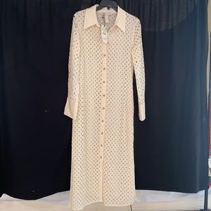 Zara embroidered dress